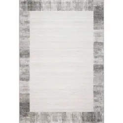 Webteppich 67/140 cm Sorrent Grau, Silberfarben, Dunkelgrau