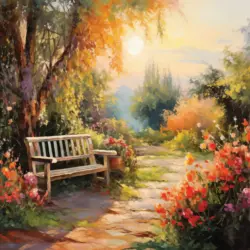 Leinwandbild Landschaft & Natur 55/55 cm