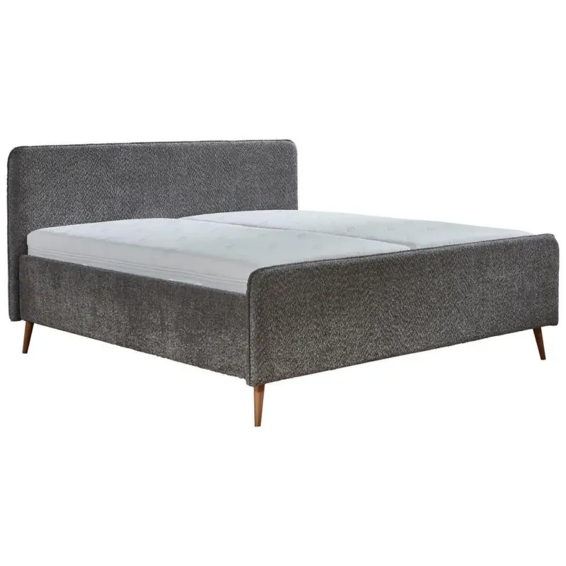 Polsterbett Grau 180/200 cm