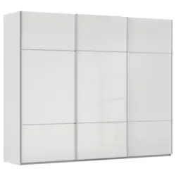 Schwebet&uuml;renschrank in Grau, Wei&szlig;