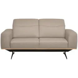 3-Sitzer-Sofa in Echtleder Beige