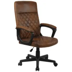 Drehstuhl in Mikrofaser Bronzefarben