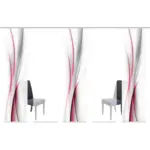 XXXLutz Lauterach - Ihr M&ouml;belhaus bei Bregenz Fl&auml;chenvorhang 5ER SET in Rot halbtransparent