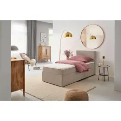 Boxbett 90/200 cm in Sandfarben