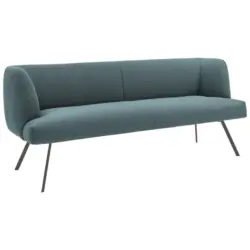 Sitzbank 180/87/64 cm in Anthrazit, T&uuml;rkis