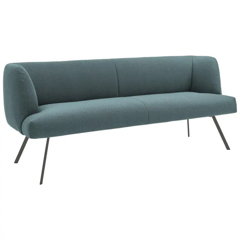 Sitzbank 180/87/64 cm in Anthrazit, T&uuml;rkis