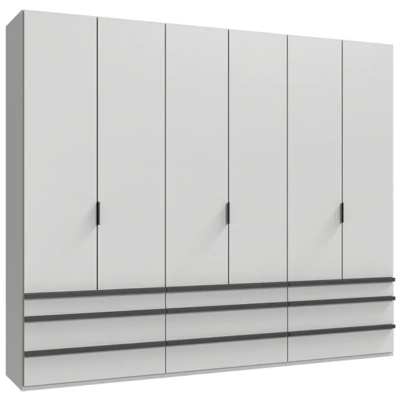 Faltt&uuml;renschrank in Wei&szlig;