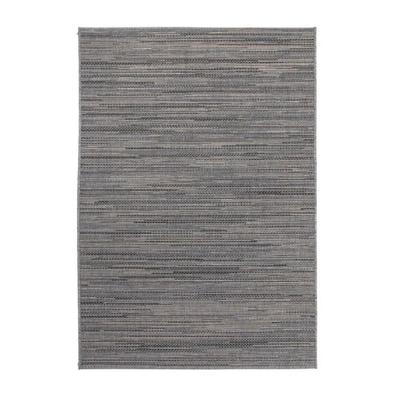 Flachwebeteppich 120/170 cm Indonesia - Bali 625 Grau Grau