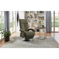 Relaxsessel in Textil Khaki