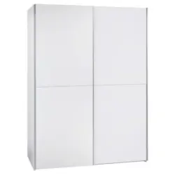 Schwebet&uuml;renschrank in Wei&szlig;