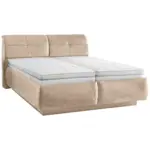XXXLutz Lauterach - Ihr M&ouml;belhaus bei Bregenz Polsterbett Matratze, Lattenrost, Kopfteilverstellung Beige 180/200 cm