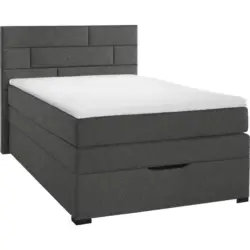 Boxspringbett 120/200 cm in Hellgrau