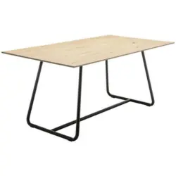 Esstisch in Holz, Metall 160/90/76 cm