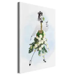 Leinwandbild Abstraktes, Menschen 60/90/1,2 cm