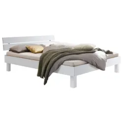 Bett 160/200 cm in Wei&szlig;