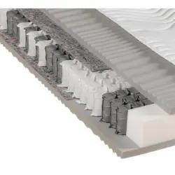 Taschenfederkernmatratze 120/200 cm H&ouml;he ca. 22 cm