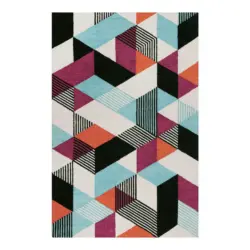 Flachwebeteppich 70/140 cm Uptown Multicolor