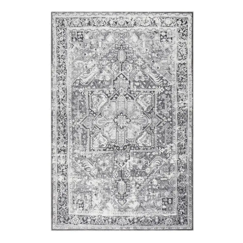 Flachwebeteppich 130/190 cm Seelace Grau