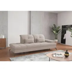 R&eacute;camiere in Flachgewebe Greige