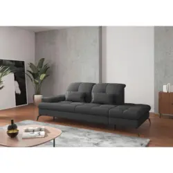 R&eacute;camiere in Flachgewebe Dunkelgrau