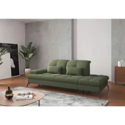 R&eacute;camiere in Flachgewebe Olivgr&uuml;n