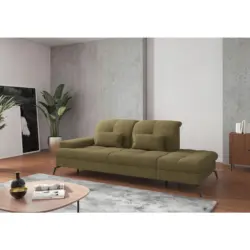 R&eacute;camiere in Flachgewebe Olivgr&uuml;n