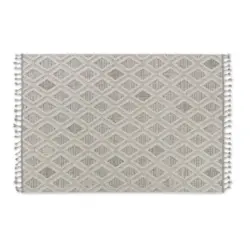 Webteppich 160/230 cm Hellgrau