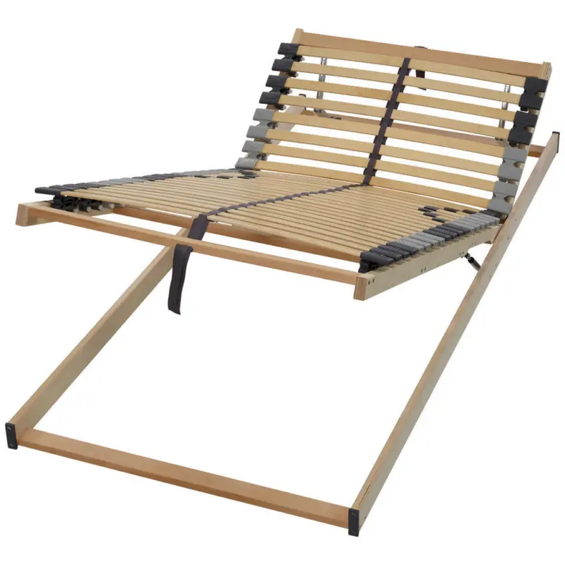 Lattenrost 80/200 cm Kopfteil, Fu&szlig;teil verstellbar, Birke