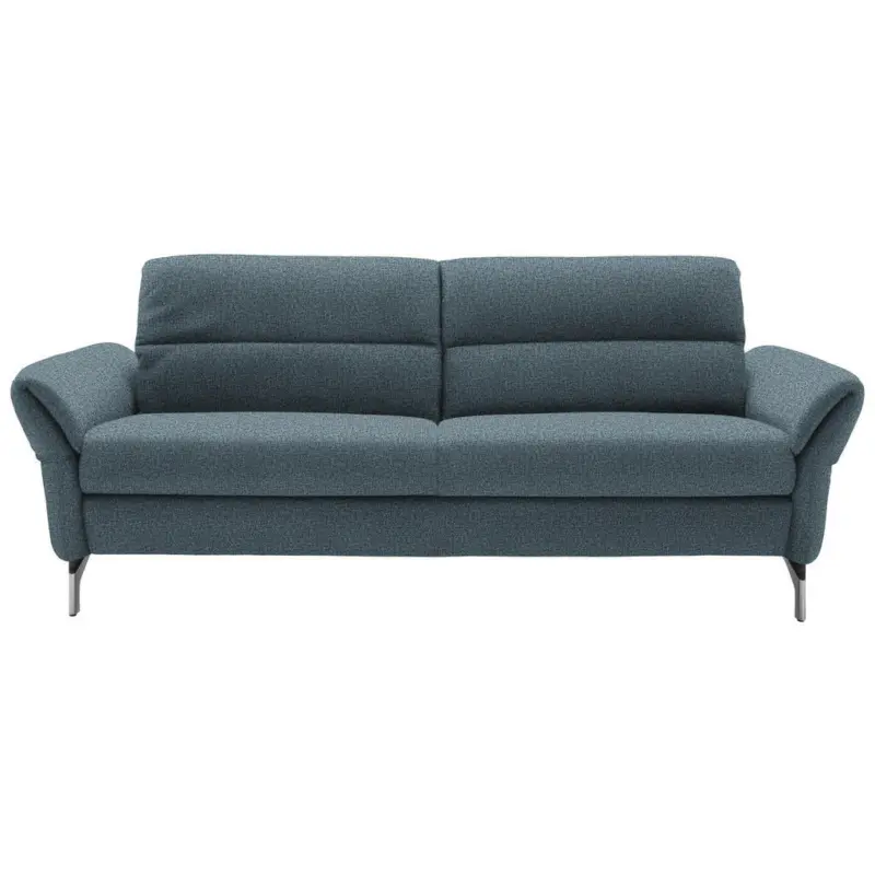2-Sitzer-Sofa in Flachgewebe Blau