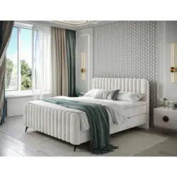 Boxbett 160/200 cm in Beige