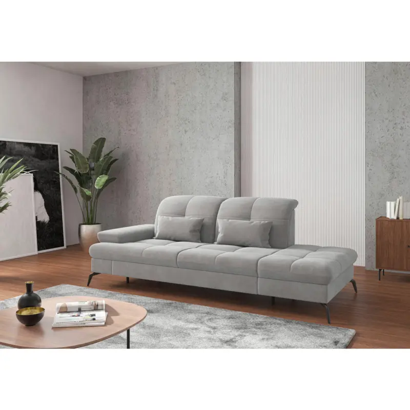 R&eacute;camiere in Flachgewebe Silberfarben