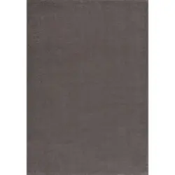 Webteppich 120/170 cm Uni Grau