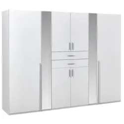 Kleiderschrank in Wei&szlig;