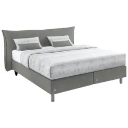 Boxspringbett 180/200 cm in Graubraun