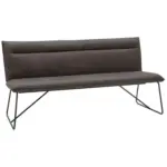XXXLutz Lauterach - Ihr M&ouml;belhaus bei Bregenz Sitzbank 220/88/66 cm in Anthrazit, Schwarz