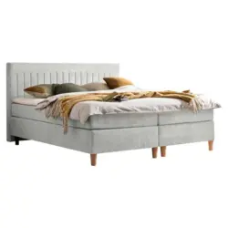 Boxspringbett 180/200 cm in Graubraun