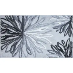 Badteppich Anthrazit, Grau 70/120 cm