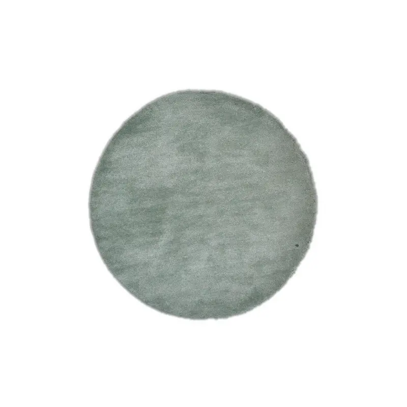 Hochflorteppich 140/140 cm Cozy Mintgr&uuml;n