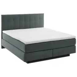 Boxspringbett 200/200 cm in Anthrazit