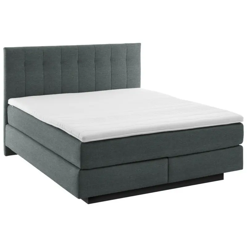 Boxspringbett 200/200 cm in Anthrazit