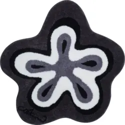 Badteppich Anthrazit 80 cm