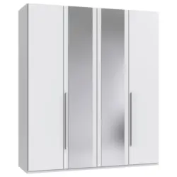 Dreht&uuml;renschrank in Wei&szlig;