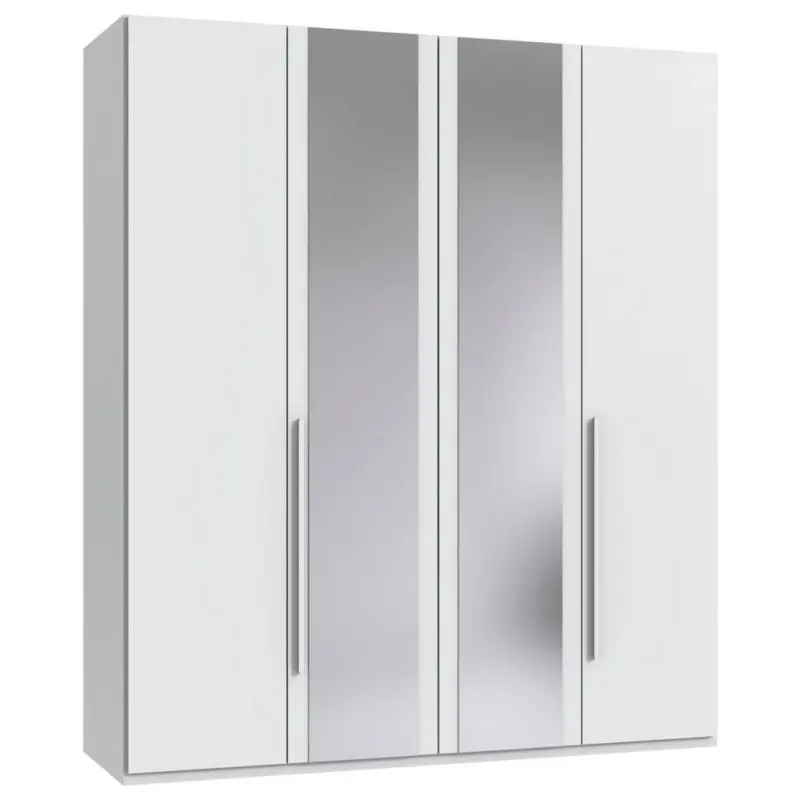 Dreht&uuml;renschrank in Wei&szlig;