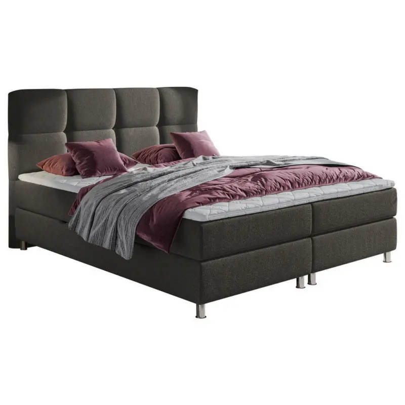 Boxbett 180/200 cm in Dunkelbraun