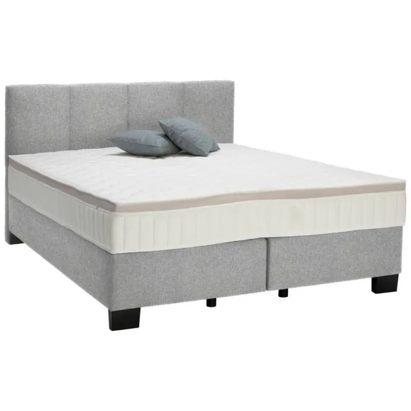 Boxspringbett 160/200 cm in Taupe