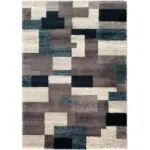 XXXLutz Lauterach - Ihr M&ouml;belhaus bei Bregenz Webteppich 200/290 cm Astor Grid Grau, Petrol