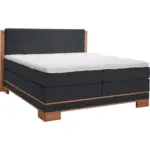 XXXLutz Lauterach - Ihr M&ouml;belhaus bei Bregenz Boxspringbett 180/200 cm in Buchefarben, Dunkelgrau
