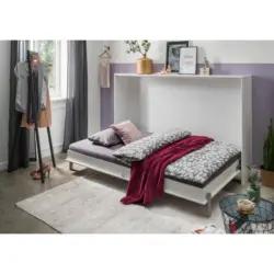 Schrankbett 90/200 cm Wei&szlig;