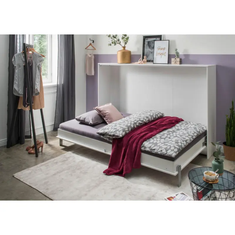 Schrankbett 90/200 cm Wei&szlig;