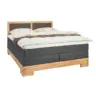 Boxspringbett 180/200 cm in Braun, Eichefarben